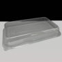 Large Rectangular Clear Plastic Sandwich Platter Lids