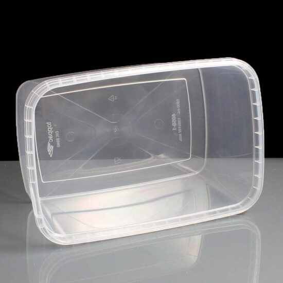 1600ml Rectangular Tamper Evident Container and Lid Inside 1600ml Rectangular Tamper Evident Container and Lid Inside