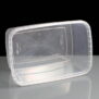 1600ml Rectangular Tamper Evident Container and Lid Inside