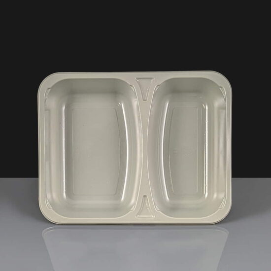 CPET Evolve 2 Compartment Dual Ovenable Trays CPET Evolve 2 Compartment Dual Ovenable Trays