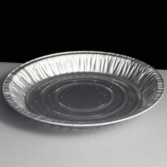 222mm Round Foil Plate / Pie Dish - Lanced