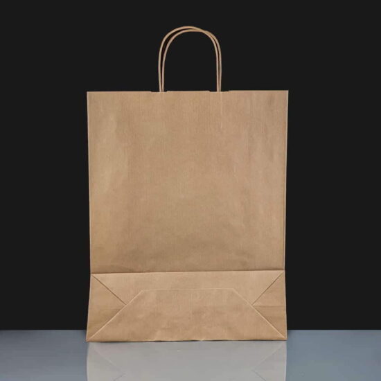 Twisted Handle Paper Bags - Brown Large Twisted Handle Paper Bags - Brown Large