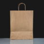 Twisted Handle Paper Bags - Brown Large