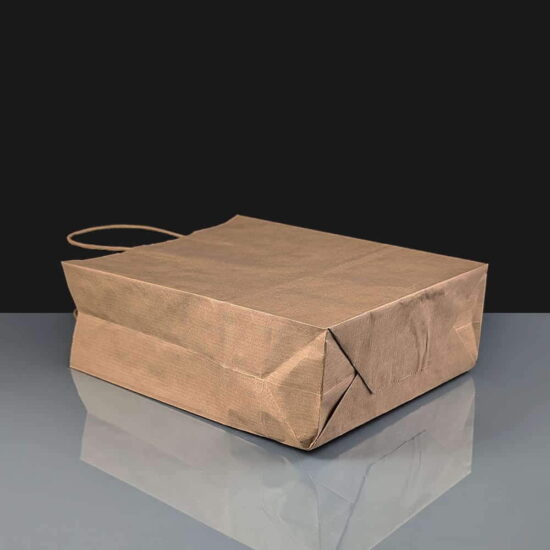 Small Twisted Handle Paper Bag - Brown Small Twisted Handle Paper Bag - Brown