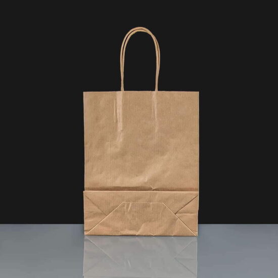Small Twisted Handle Paper Bag - Brown Small Twisted Handle Paper Bag - Brown