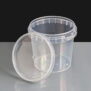 365ml Clear 93mm Diameter Tamperproof Container and Lid 