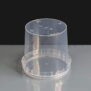 365ml Clear 93mm Diameter Tamperproof Container and Lid 