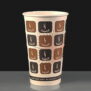 16oz Mocha Paper Coffee Cup