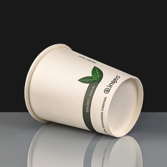 8oz Ingeo Compostable Hot Drink Paper Coffee Cups 8oz Ingeo Compostable Hot Drink Paper Coffee Cups