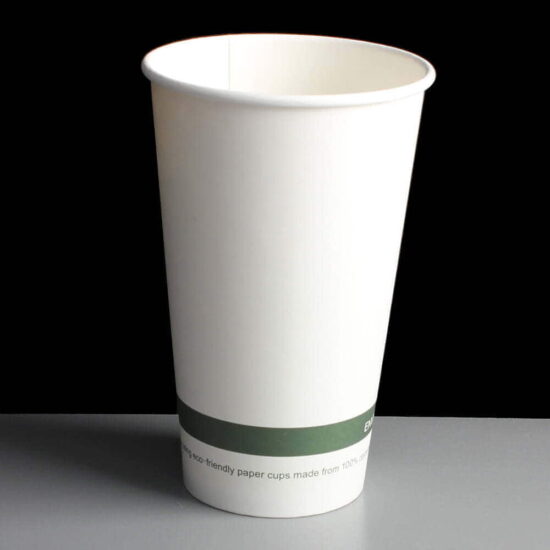 16oz Ingeo Compostable Hot Drink Paper Coffee Cup Front 16oz Ingeo Compostable Hot Drink Paper Coffee Cup Front