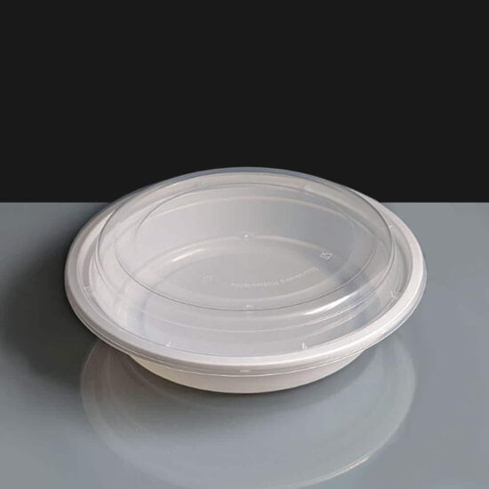 24oz Round White Container and Lid 24oz Round White Container and Lid