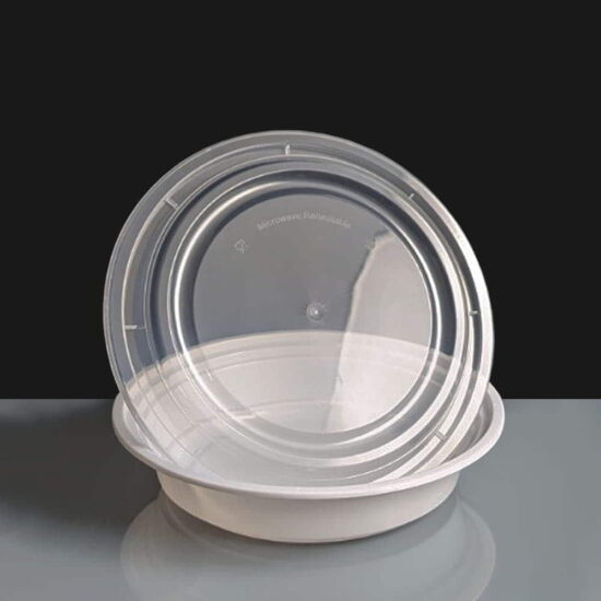 24oz Round White Container and Lid 24oz Round White Container and Lid