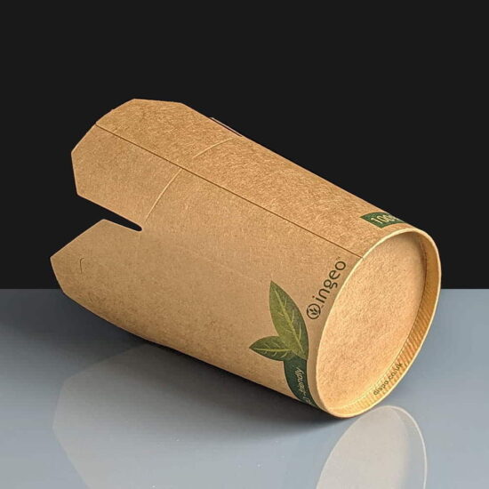 Biodegradable Small Food Tub / Brown Noodle Box Base Biodegradable Small Food Tub / Brown Noodle Box Base