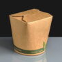 Biodegradable Small Food Tub / Brown Noodle Box