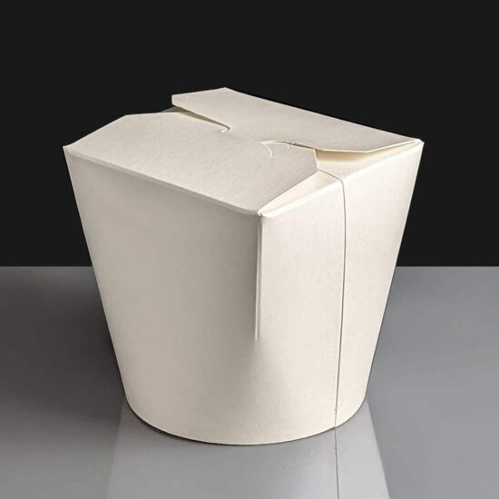 26oz Large Food Tub / White Noodle Boxes