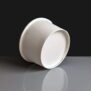 8oz Compostable Paper Soup Containers Back