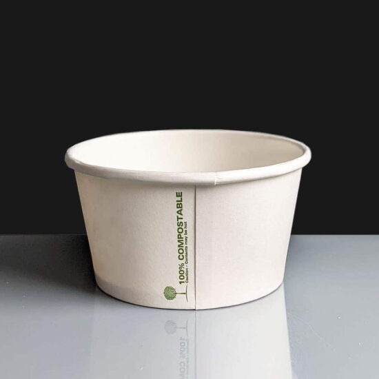 12oz Compostable Paper Soup Containers