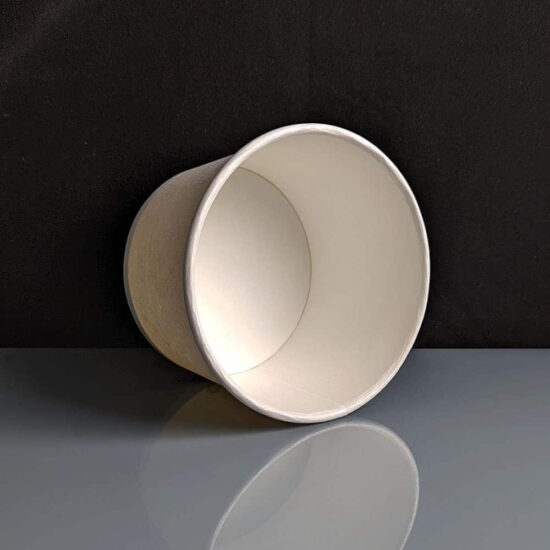 16oz Compostable Paper Soup Containers angle 16oz Compostable Paper Soup Containers angle