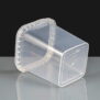 520ml Clear Square Tamperproof Container and Lid 