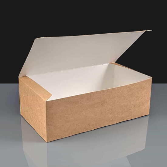 Large Kraft Compostable Chicken Boxes Large Kraft Compostable Chicken Boxes