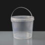 5 Litre Clear Tamperproof Container and Clear Lids