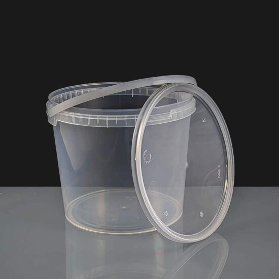 8 Litre Clear Tamperproof Container and Clear Lids 8 Litre Clear Tamperproof Container and Clear Lids