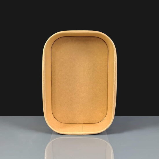750cc Large Kraft Rectangular Food Bowl Containers 750cc Large Kraft Rectangular Food Bowl Containers