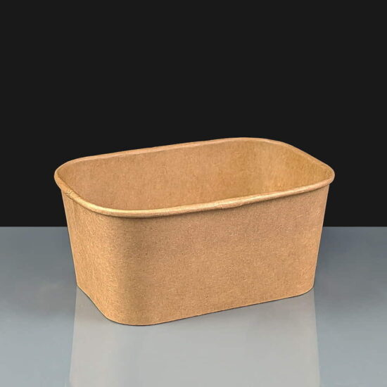 1000cc Large Kraft Food Bowl Containers