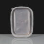 Polypropylene lid for Rectangular Salad Bowls