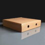 7" Brown Pizza Box - Back