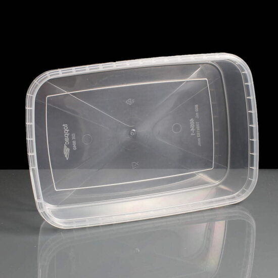 800ml Rectangular Tamper Evident Container and Lid Lid 800ml Rectangular Tamper Evident Container and Lid Lid