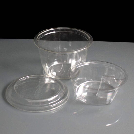 8ozz PET Dessert Pot / Container with lid and insert 8ozz PET Dessert Pot / Container with lid and insert