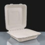 Compostable Square Meal Box - Chicken and Chips