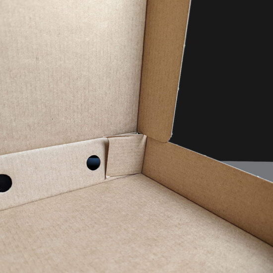 9" Brown Pizza Box - Inside 9" Brown Pizza Box - Inside