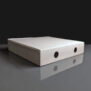 9" white Pizza Box - Closed