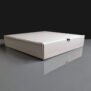 9" white Pizza Box - Back