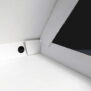 9" white Pizza Box - Corner