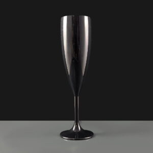 Black Polycarbonate Champagne Flute