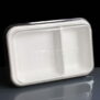 Bagasse tray with optional lid