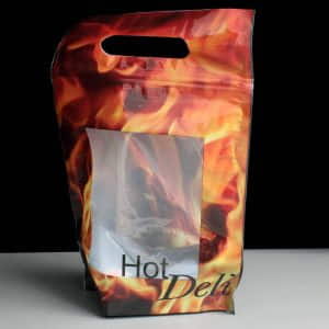 Small hot deli food bags print upright