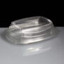 375cc Clear - Fresco Hinged Salad Container Upside Down