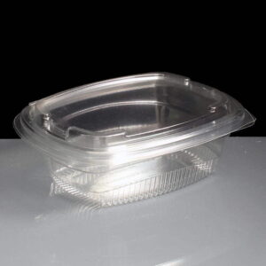 500cc Clear - Fresco Hinged Salad Container