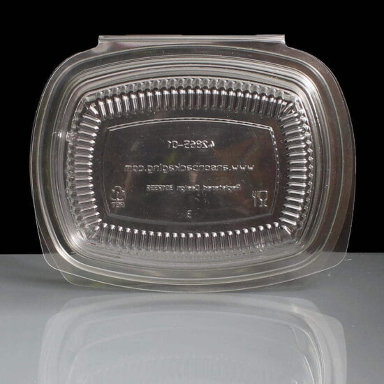 500cc Clear - Fresco Hinged Salad Container Base 500cc Clear - Fresco Hinged Salad Container Base