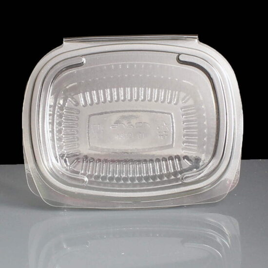 250cc Clear - Fresco Hinged Salad Container Top 250cc Clear - Fresco Hinged Salad Container Top