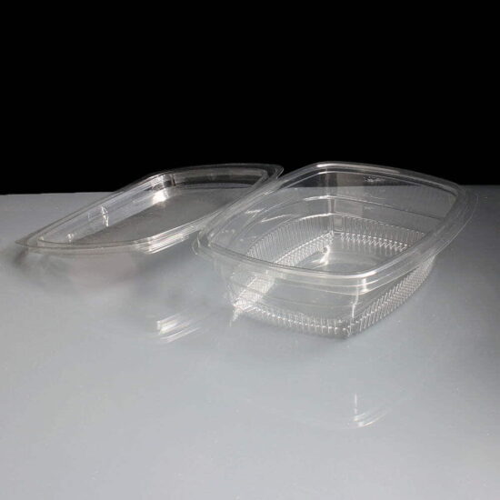750cc Clear - Fresco Hinged Salad Containers 750cc Clear - Fresco Hinged Salad Containers