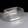 750cc Clear - Fresco Hinged Salad Containers