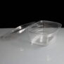 1000cc Clear - Fresco Hinged Salad Containers