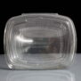 1000cc Clear - Fresco Hinged Salad Containers