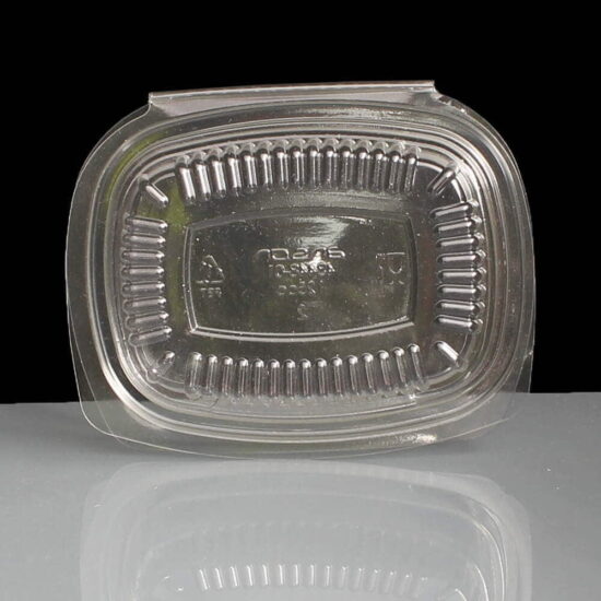 125cc Clear - Fresco Hinged Salad Container Back 125cc Clear - Fresco Hinged Salad Container Back