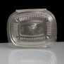 125cc Clear - Fresco Hinged Salad Container Back